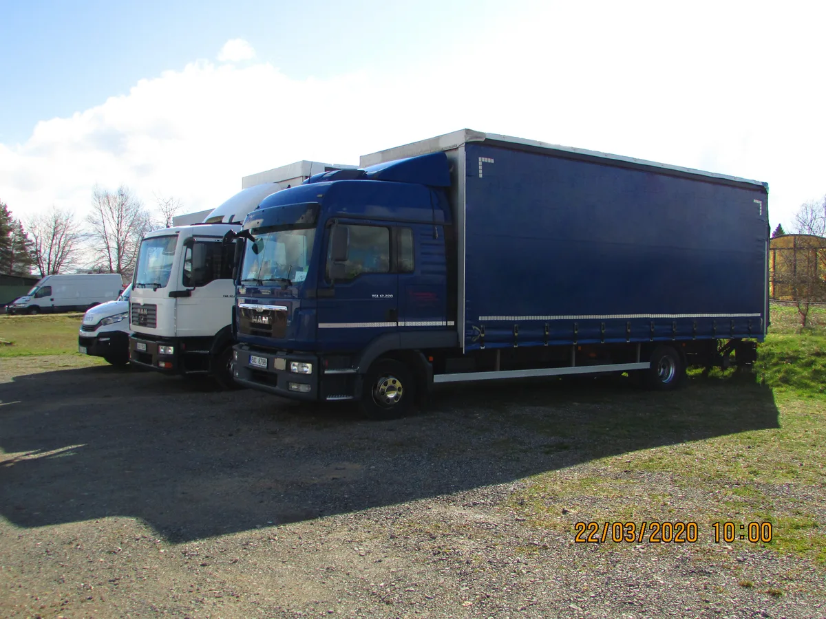 MAN 7,5t — vozidlo Hanuš Transport